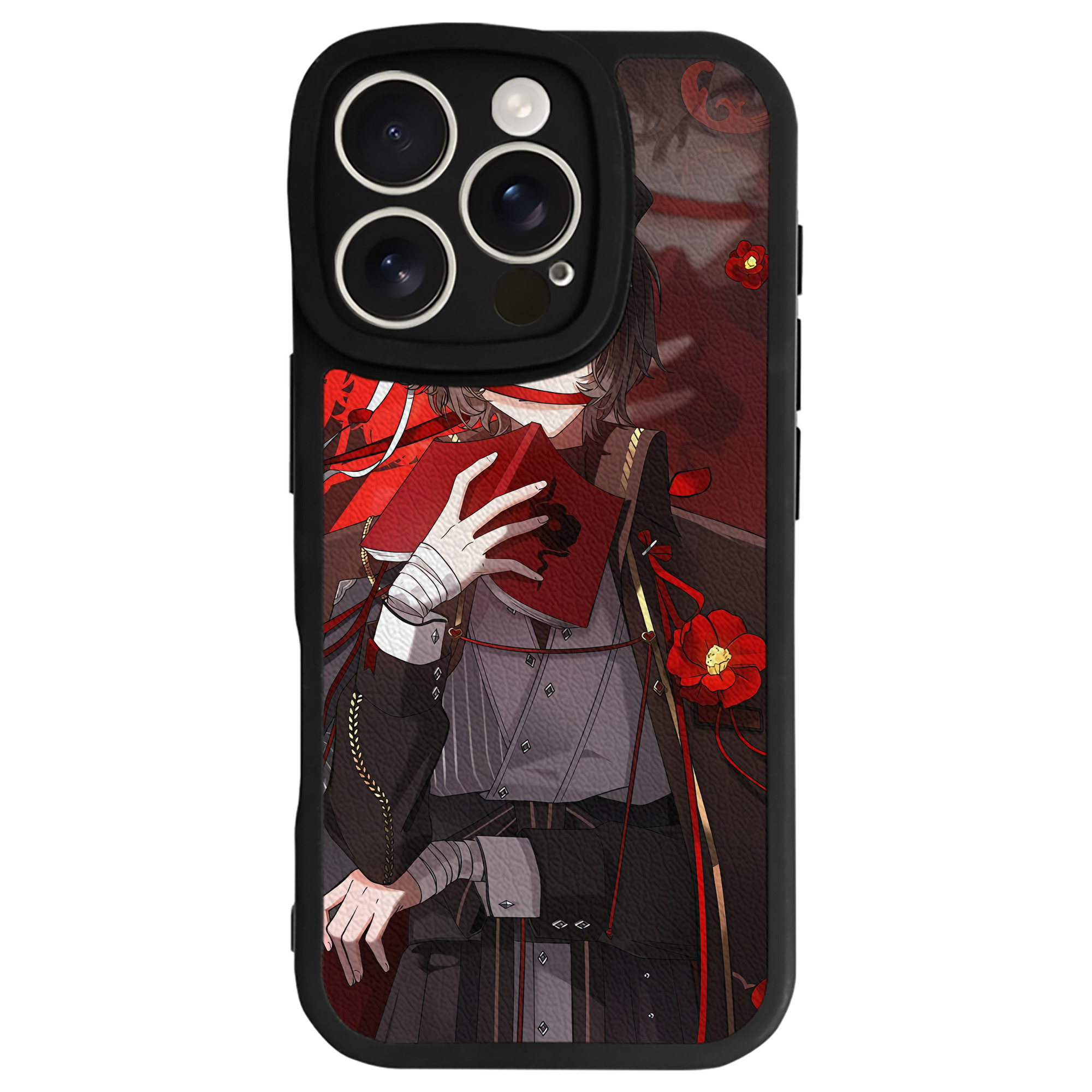 （画像用） 文豪ストレイドッグス Bungo Stray Dogs 【iPhone 16シリーズ対応】シリコンスマホケース（レザー調） 材質：シリコン